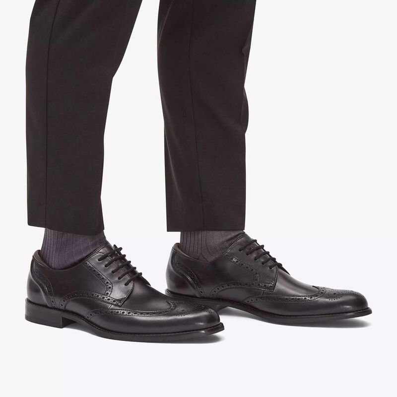 Clarks Mens Craft Arlo Limit Black Leather image number 1